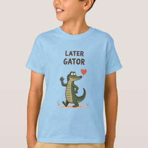 Später Alligator Lustiger Alligator Auf Wiedersehe T-Shirt