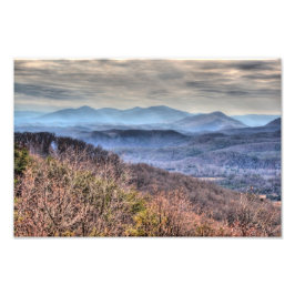 Später Fall in den Virginia-Alleghenies Fotodruck