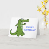 Spater Gator Birthday Karte (Gelbe Blume)
