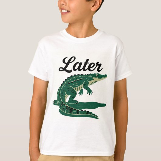 Später Gator: Ein leichter Abschied T-Shirt (Vorderseite)