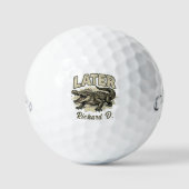 Später Gator Golfbälle - Alligator Callaway Gesche (Vorderseite)