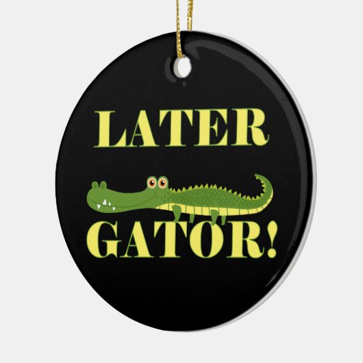 Spater Gator Keramikornament (Links)