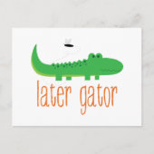Spater Gator Postkarte (Vorderseite)