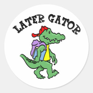 Später Gator Sticker
