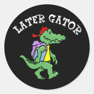 Später Gator Sticker
