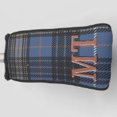 Später Herbst auf dem Blue-Black-See Kariert Golf Headcover (Vorderseite)