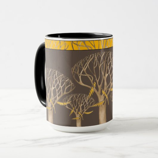 Später Herbst auf einem 15 oz. Combo-Tasse (B) Tasse (Vorderseite Links)