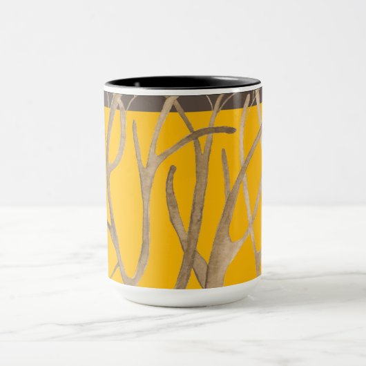 Später Herbst auf einem 15 oz. Combo-Tasse (Y) Tasse (Zentrum)