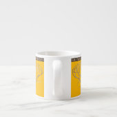 Später Herbst auf einer Espresso-Tasse (Y) Espressotasse (Rückseite)