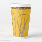 Später Herbst auf einer großen Latte-Tasse Milchtasse (Vorderseite)