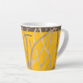 Später Herbst auf einer kleinen Latte-Tasse Milchtasse (Rechte Ecke)