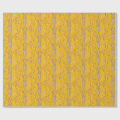 Später Herbst auf einer Wrapping Paper Roll Geschenkpapier (Flach)