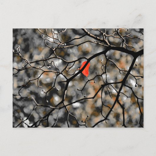 Später Herbst Postkarte (Vorderseite)