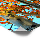 Später Herbstnachmittag Poster (Ecke)