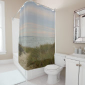 Später Nachmittag der Strandszene Duschvorhang (Beispiel)