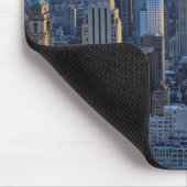 Später Nachmittag NYC Skyline als Sonnenuntergang Mousepad (Ecke)