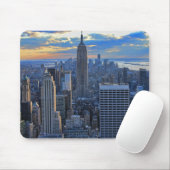 Später Nachmittag NYC Skyline als Sonnenuntergang Mousepad (Mit Mouse)