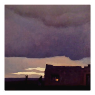 „Später Nachmittag“ Western Art von Maynard Dixon Fotodruck