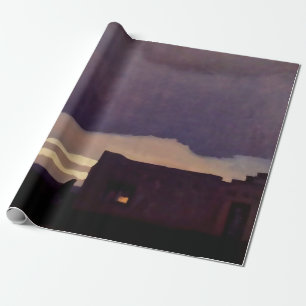 „Später Nachmittag“ Western Art von Maynard Dixon Geschenkpapier