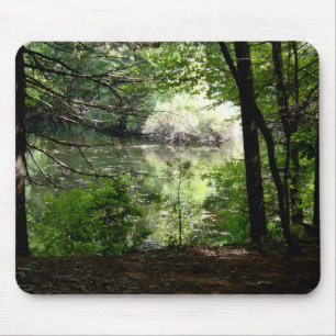 Später Sommer am Waldenteich Mousepad