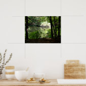 Später Sommer am Waldenteich Poster (Küche)