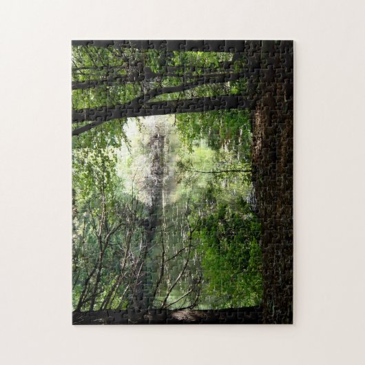 Später Sommer am Waldenteich Puzzle (Vertikal)