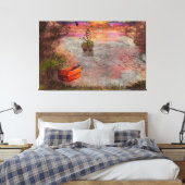 Später Sommerabend in Lambshire Cove Leinwanddruck (Insitu (Schlafzimmer))