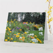 Später Sommerzent Garden Karte (Gelbe Blume)