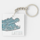 Spätere Alligator Schlüsselanhänger (Rückseite)