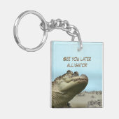 Spätere Alligator sehen Schlüsselanhänger (Vorderseite links)