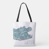 Spätere Alligator Tasche (Rückseite)