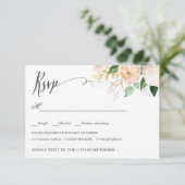 SPÄTERE BREITE RSVP MEAL WAHL KARTE (Stehend Vorderseite)