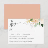 SPÄTERE BREITE RSVP MEAL WAHL KARTE (Vorne/Hinten)