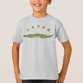 Späteres Alligator Kids Shirt - Fun Alligator Desi (Vorderseite)