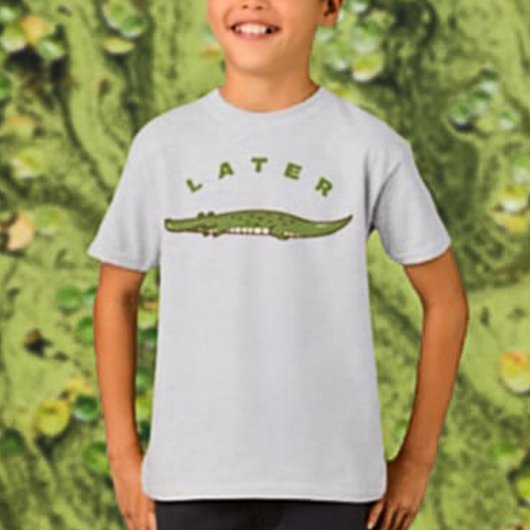 Späteres Alligator Kids Shirt - Fun Alligator Desi