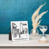 Spätes Bibliothekbuch. Schwere Strafe. Funny Fotoplatte (InSitu)