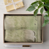 Spätes Heu in einem Bauernhof Seidenpapier (Geschenk)