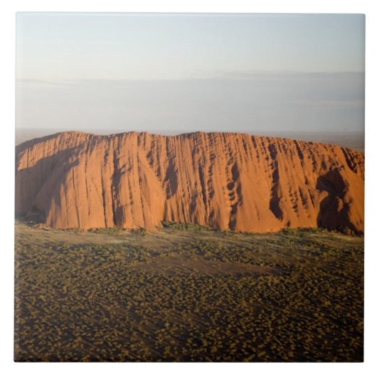 Spätes Nachmittagslicht auf Uluru / Ayers Rock, Fliese (Vorderseite)
