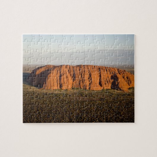 Spätes Nachmittagslicht auf Uluru / Ayers Rock, Puzzle (Horizontal)