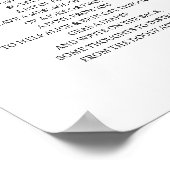 Spätes Nachttaucher Halloween Baby Shower Game Poster (Ecke)