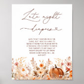 Spätes Nachttaucherspiel: Little Pumpkin Fall Flor Poster (Vorne)