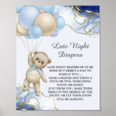 Spätes Nachtwächter Spiel Wir können schon warten Poster (Vorne)