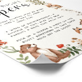 Spätes Night Diapers Baby Showspiel Poster (Ecke)