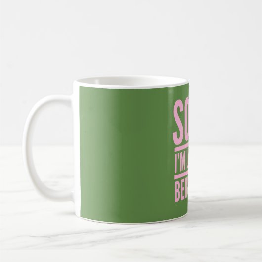 Spätes Sein Bougie - ALIAS Kaffeetasse (Links)