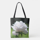 Spätfrühling-weiße rosa Tönungs-Pfingstrose Tasche (Rückseite)