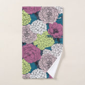 Spätfrühlinggarten Badhandtuch Set (Handtuch)