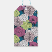 Spätfrühlinggarten Geschenkanhänger (Rückseite)