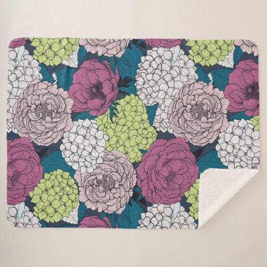 Spätfrühlinggarten Sherpadecke (Vorderseite (Horizontal))