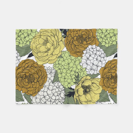 Spätfrühlingspark 2 fleecedecke (Vorderseite (Horizontal))