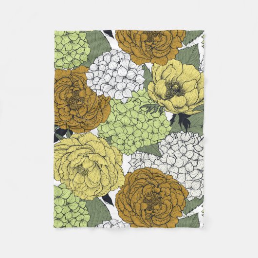 Spätfrühlingspark 2 fleecedecke (Vorderseite)